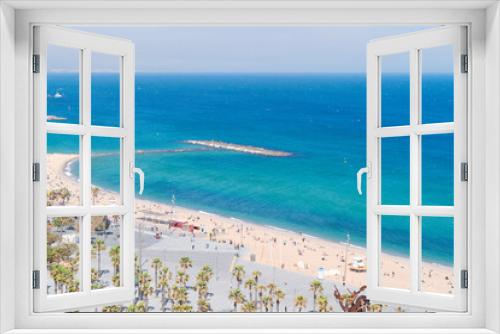 Fototapeta Naklejka Na Ścianę Okno 3D - Barcelonetta beach, Barcelona