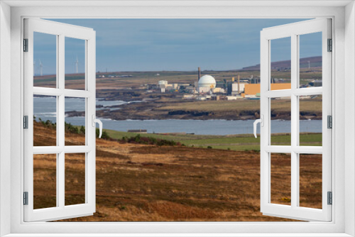 Fototapeta Naklejka Na Ścianę Okno 3D - Dounreay Nuclear Plant - Caithness on the north coast of Scotland