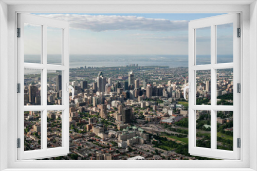 Fototapeta Naklejka Na Ścianę Okno 3D - Downtown Montreal in Summer Quebec Canada