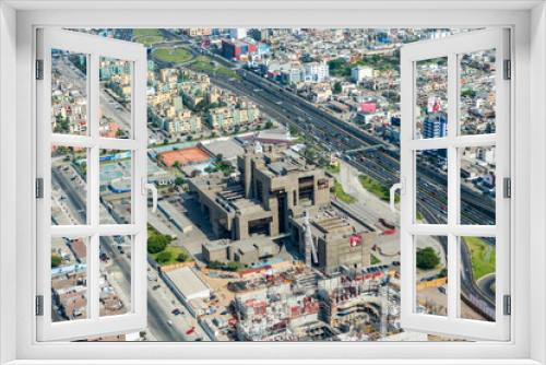 Fototapeta Naklejka Na Ścianę Okno 3D - Commercial Areas of Capital City Lima Peru