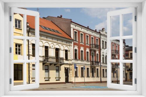 Fototapeta Naklejka Na Ścianę Okno 3D - Freedom square in Wloclawek. Poland