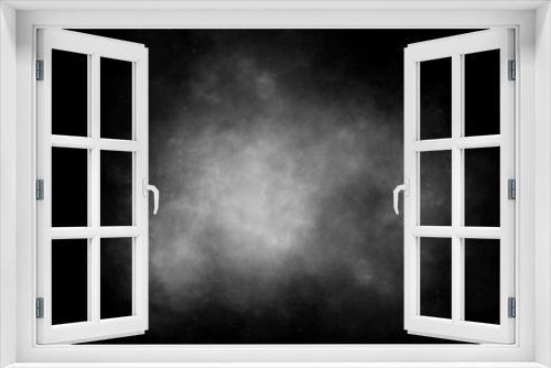 Fototapeta Naklejka Na Ścianę Okno 3D - 白い埃と黒い背景