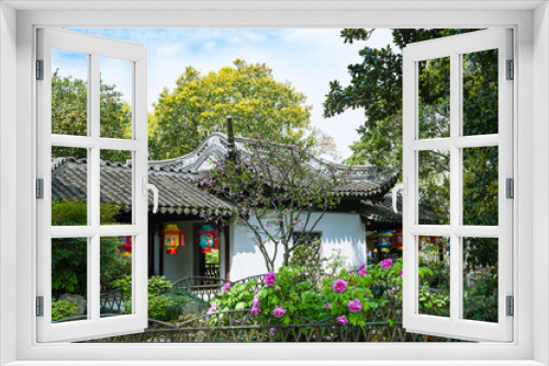 Fototapeta Naklejka Na Ścianę Okno 3D - the traditional chinese classical garden in china