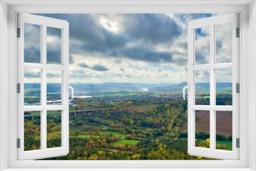 Fototapeta Naklejka Na Ścianę Okno 3D - Landschaft Idyll Drohne