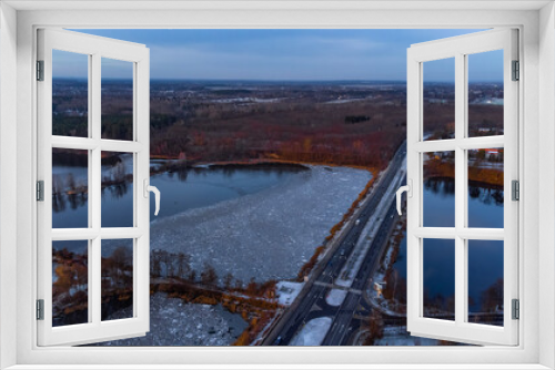 Fototapeta Naklejka Na Ścianę Okno 3D - view of the river