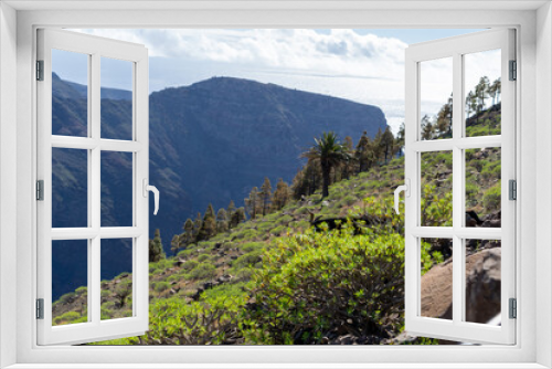 Fototapeta Naklejka Na Ścianę Okno 3D - Arure, La Gomera, Valle Gran Rey