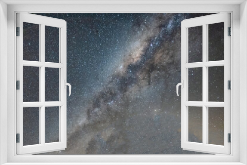 Fototapeta Naklejka Na Ścianę Okno 3D - Amazing view of Milky Way Galaxy on a starry clear night.