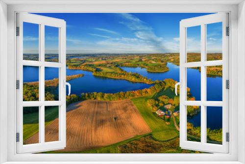 Fototapeta Naklejka Na Ścianę Okno 3D - Jesienny krajobraz Kaszub