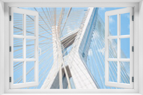 Fototapeta Naklejka Na Ścianę Okno 3D - ponte estaiada