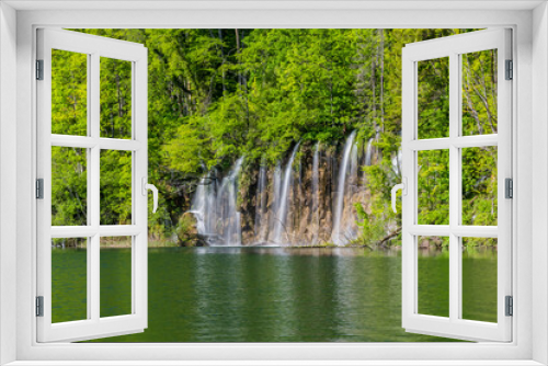 Fototapeta Naklejka Na Ścianę Okno 3D - Waterfall in Plitvice Lakes National Park, Croatia