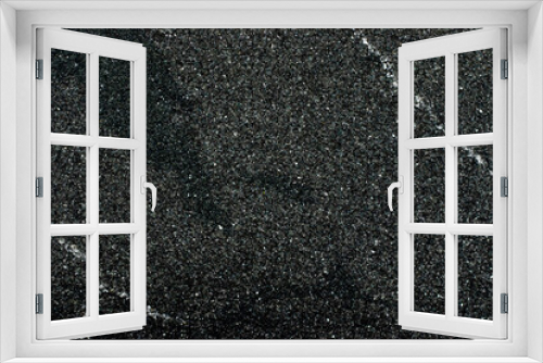 Fototapeta Naklejka Na Ścianę Okno 3D - Black decorative stone for design, interior and exterior