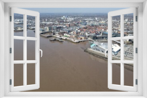 Fototapeta Naklejka Na Ścianę Okno 3D - Kingston upon Hull skyline