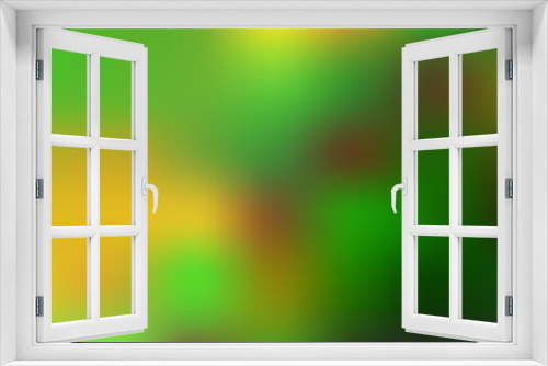 Fototapeta Naklejka Na Ścianę Okno 3D - Light Green, Yellow vector bokeh template.