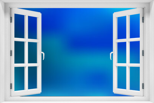 Fototapeta Naklejka Na Ścianę Okno 3D - Light BLUE vector blurred shine abstract template.