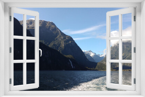 Fototapeta Naklejka Na Ścianę Okno 3D - Milford Sound, Fiordlands National Park, South Island, New Zealand