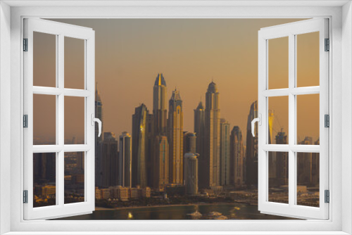 Skyline sunset Dubai