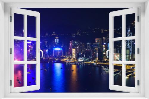 Fototapeta Naklejka Na Ścianę Okno 3D - Hong Kong 2013 countdown fireworks