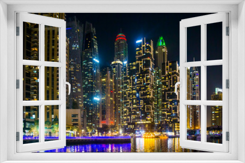 Fototapeta Naklejka Na Ścianę Okno 3D - Dubai Marina