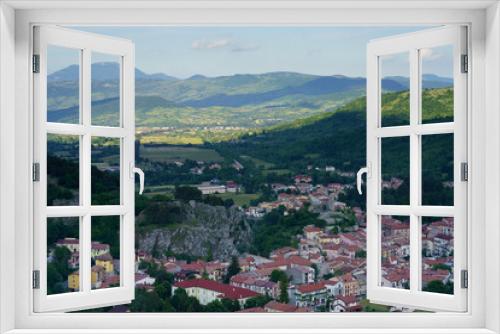 Landscape in Abruzzo: view of Alfedena