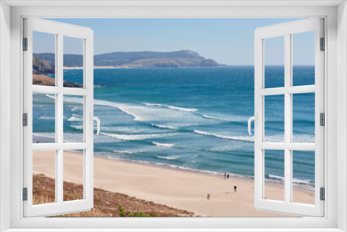 Fototapeta Naklejka Na Ścianę Okno 3D - Nemiña beach in Atlantic Galician Coast, Spain.