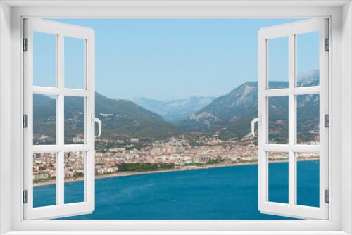 Fototapeta Naklejka Na Ścianę Okno 3D - Turkey: view of the city in the mountains and the sea