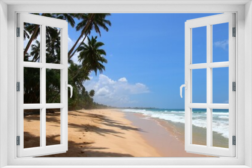 Fototapeta Naklejka Na Ścianę Okno 3D - beautiful dream beach - Sri Lanka, Asia