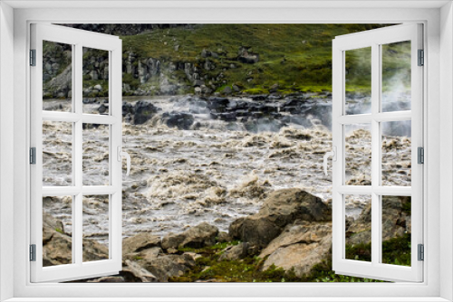 Fototapeta Naklejka Na Ścianę Okno 3D - Dettifoss - Wasserfall auf Island