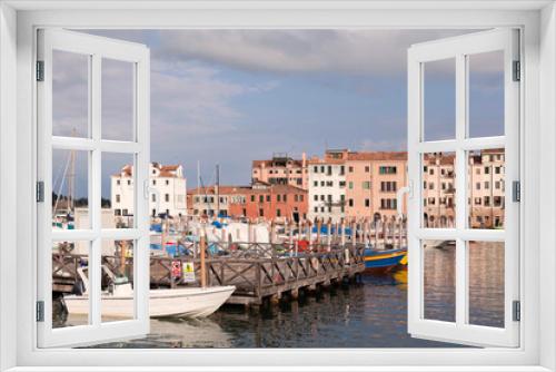 Fototapeta Naklejka Na Ścianę Okno 3D - Sacca de la Misericordia Marina, Yachthafen, Venedig