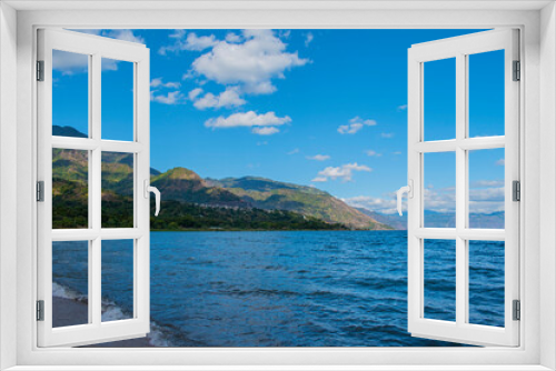 Fototapeta Naklejka Na Ścianę Okno 3D - lago hermoso 