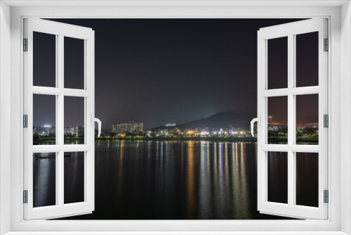 Fototapeta Naklejka Na Ścianę Okno 3D - 호수