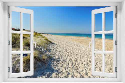 Fototapeta Naklejka Na Ścianę Okno 3D - Calm on the Pacific Ocean in Australia on the beach in Chelsea, Victoria.