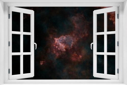 Fototapeta Naklejka Na Ścianę Okno 3D - black hole, science fiction. Beauty of deep space. Colorful graphics, night sky, universe, galaxy, Planets