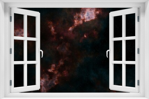 Fototapeta Naklejka Na Ścianę Okno 3D - black hole, science fiction. Beauty of deep space. Colorful graphics, night sky, universe, galaxy, Planets