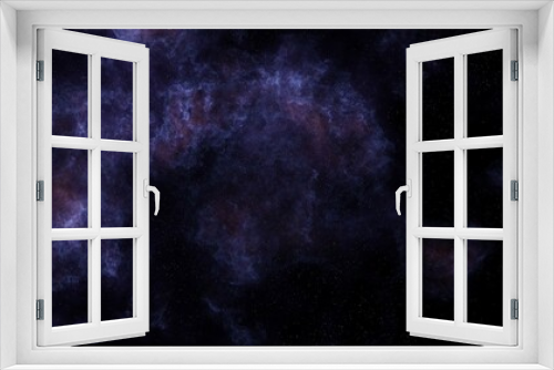 Fototapeta Naklejka Na Ścianę Okno 3D - Nebula, cluster of stars in deep space. Science fiction art.  Outer space. Beautiful Nebula and Deep sky Object. A view from space to a galaxy and stars.