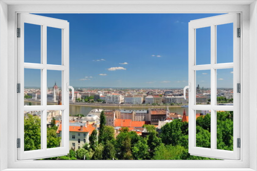 Fototapeta Naklejka Na Ścianę Okno 3D - Budapest. Hungary. Cityscape. Panorama