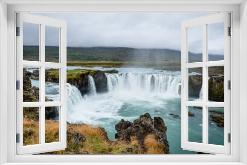 Fototapeta Naklejka Na Ścianę Okno 3D - Godafoss Wasserfall in Island 