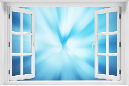 Fototapeta Naklejka Na Ścianę Okno 3D - Abstract background rays blue colour