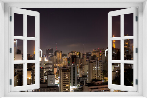 Fototapeta Naklejka Na Ścianę Okno 3D - The buildings on Paulista Avenue