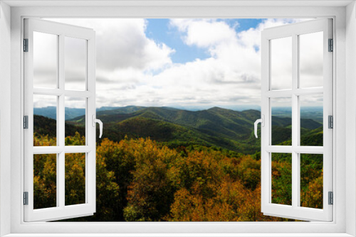 Fototapeta Naklejka Na Ścianę Okno 3D - fall landscape in mountains