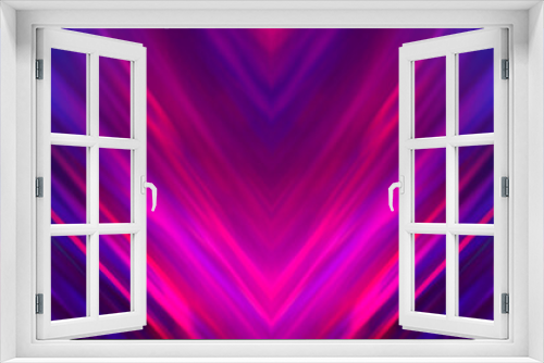 Fototapeta Naklejka Na Ścianę Okno 3D - Abstract blurred futuristic background. Bright ultraviolet glow, neon lines, shapes