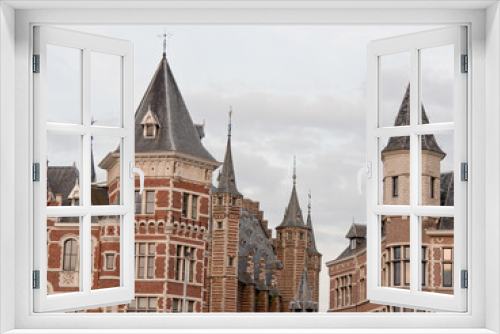 Fototapeta Naklejka Na Ścianę Okno 3D - Antwerpen in Belgien