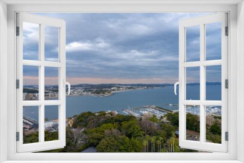 Fototapeta Naklejka Na Ścianę Okno 3D - 神奈川県藤沢市江の島　展望台から見た景色