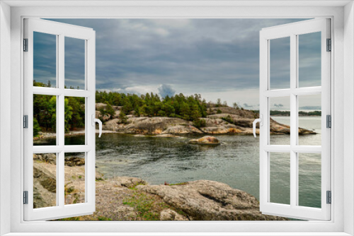 Fototapeta Naklejka Na Ścianę Okno 3D - sztokholm, szwecja, gamla stan, morze bałtyckie