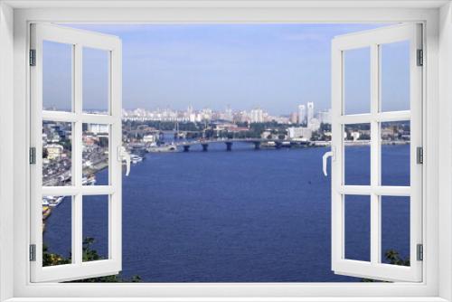 Fototapeta Naklejka Na Ścianę Okno 3D - Beautiful city on the water