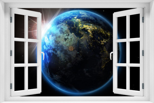 Fototapeta Naklejka Na Ścianę Okno 3D - blue planet