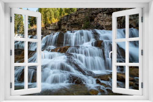 Fototapeta Naklejka Na Ścianę Okno 3D - Granite Creek Falls in Wyoming