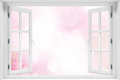 Fototapeta Naklejka Na Ścianę Okno 3D - Floral, pink, bokeh background.  Abstract pink background. Illustration.