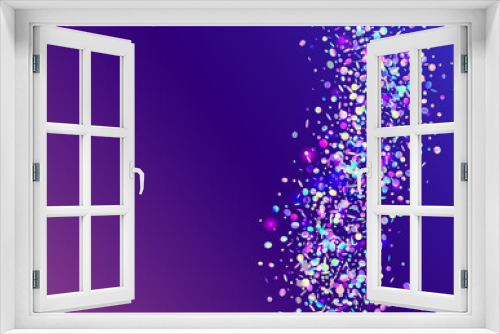 Fototapeta Naklejka Na Ścianę Okno 3D - Iridescent Sparkles. Shiny Banner. Blur Christmas Sunlight. Boke