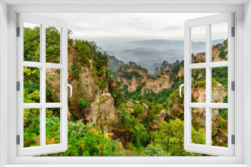 Fototapeta Naklejka Na Ścianę Okno 3D - Quartz sandstone pillars (Avatar Mountains)