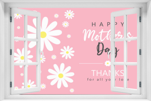 Fototapeta Naklejka Na Ścianę Okno 3D - Happy Mother's Day